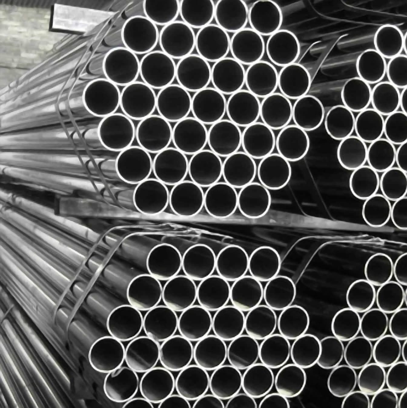EN 10216 seamless pressure and boiler pipe, tube-bundle end view